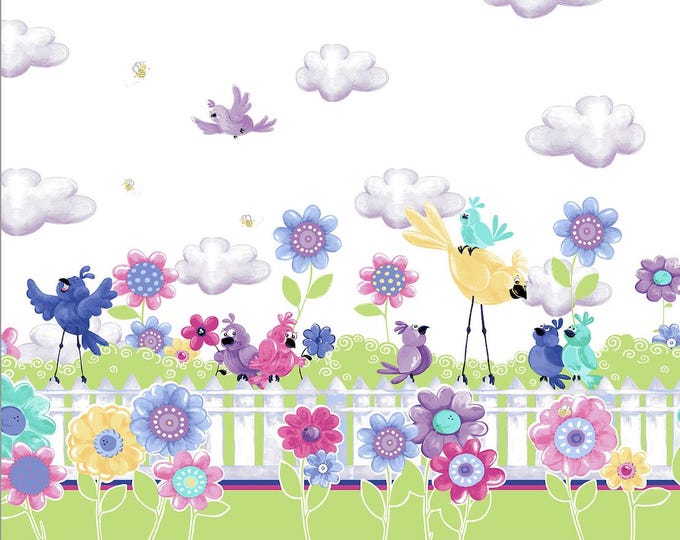 Bird's Buddies Fabric Collection by Susybee for Clothworks SB20381-100