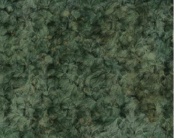 Northcott Fabric Lone Wolf Pine Texture DP27190-78 Dark Green
