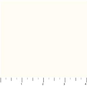 May include: A cream-coloured fabric with a ruler along the bottom edge, marked in inches. The fabric appears to be a solid colour, with no visible patterns or textures. The ruler is black with white markings.