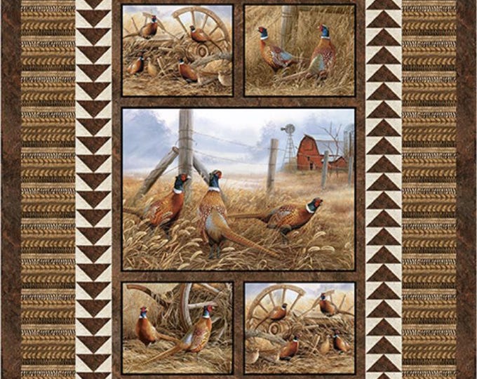 Gathering of Pheasants Quilt Kit – Northcott Pattern PTN3526