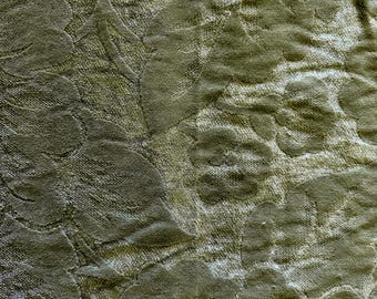 Olive Green Embossed Jacquard 245R