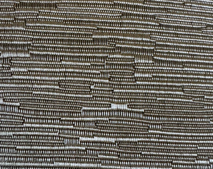 Metallic Textured Woven Fabric – Modern Abstract Design 207