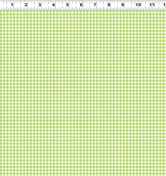 Clothworks Gingham Check - SB20268-820 - Green