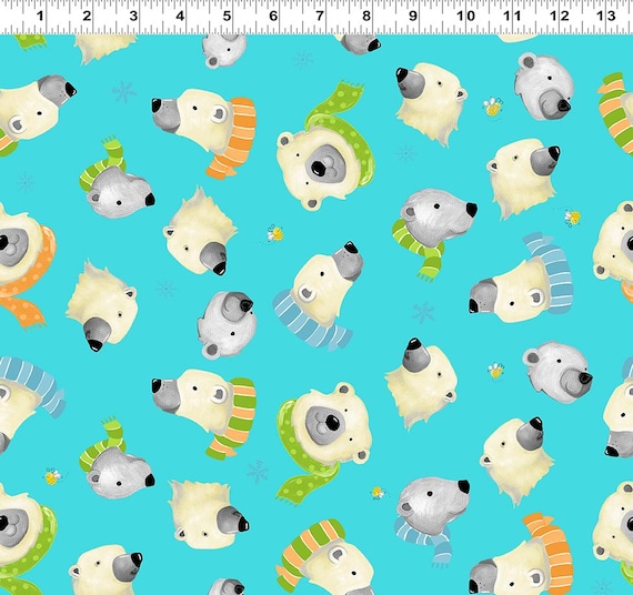 Clothworks Burr the Polar Bear SB20397-950