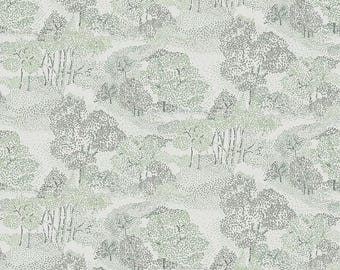 Clothworks Perspective Digital Woodland Fabric Y4000-110