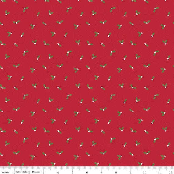 Riley Blake C16554-Red More Christmas 2 Fabric