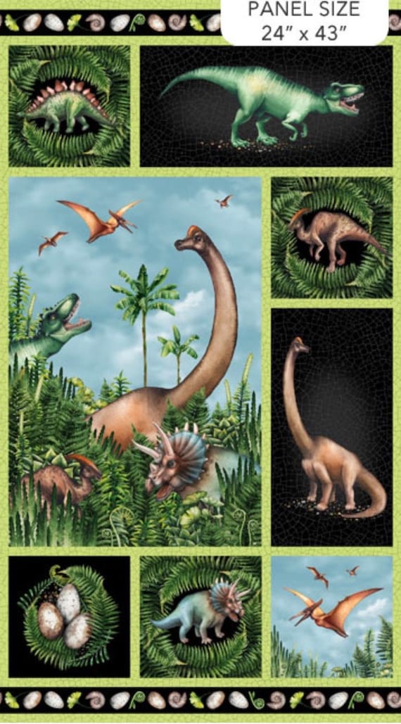 Northcott Fabric Paleo Tales Panel