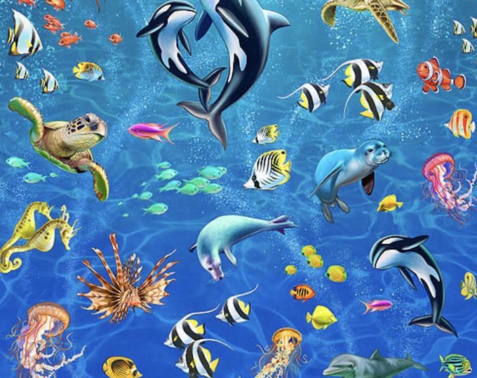 Sea World – Discovery Cove Ocean Panel in Turquoise Q10