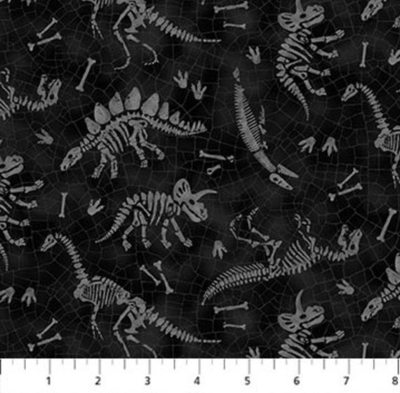 Northcott Paleo Tales Dinosaur-Themed Fabric Collection 26786-99