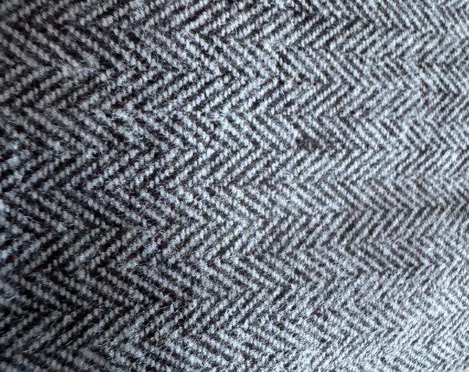 Light Blue Herringbone Woven Fabric 220B
