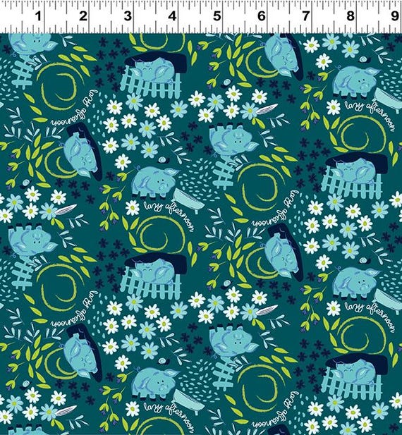 Clothworks Y4639-104 - Little Boy Blue Fabric