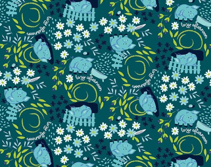 Clothworks Y4639-104 - Little Boy Blue Fabric