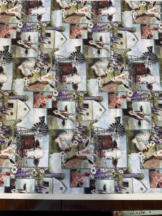 Farm Animals Scenic Blocks – Springs Creative – CP80816 Meadowbrook 236