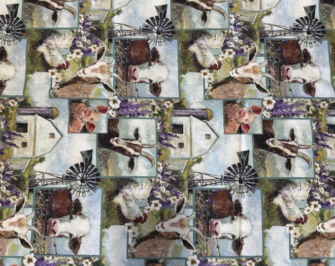 Farm Animals Scenic Blocks – Springs Creative – CP80816 Meadowbrook 236