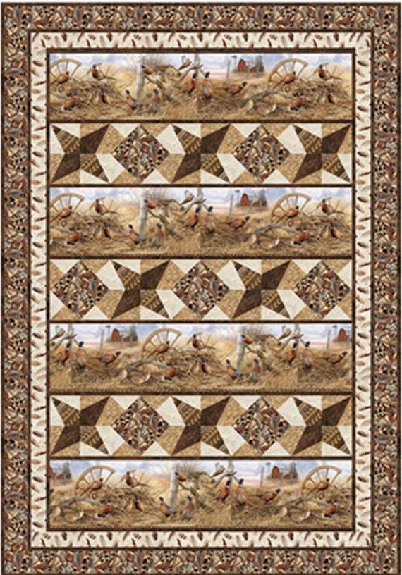 Feathers and Rings Large Quilt Kit – Northcott Pattern PTN3527