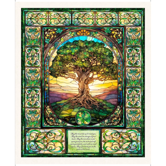 Spirit of Ireland Tree of Life Pane 31652 X
