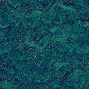 Northcott Fabric – Midas Touch Collection Teal CM26835-68