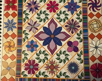 Fresh Cut Flowers Quilt Kit