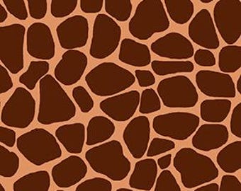 Clothworks Susybee Zoe the Giraffe Skin Print SB20258-280 Brown