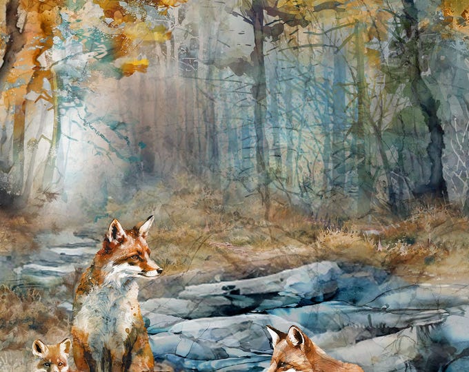 Northcott Fox Den dp28330-44