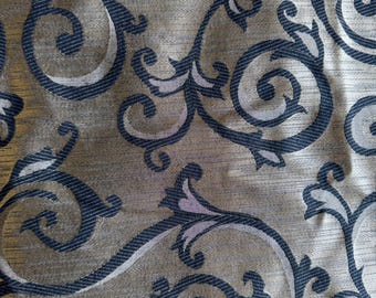 Baroque Scroll Heavy Upholstery Fabric 166B