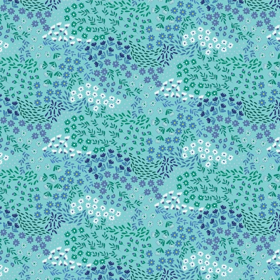 Clothworks Y4642-101 - Little Boy Blue Fabric