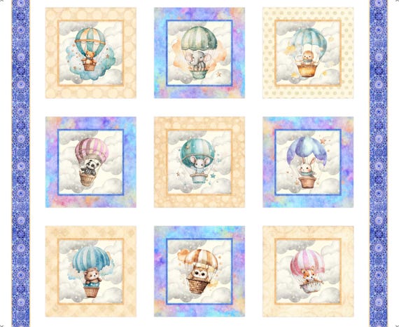 Oh the Places Fabric Collection – Panels 30665-Z