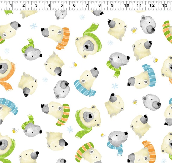 Clothworks Burr the Polar Bear SB20397-100