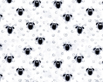 Clothworks SusyBee Heads & Curls SB20051-100