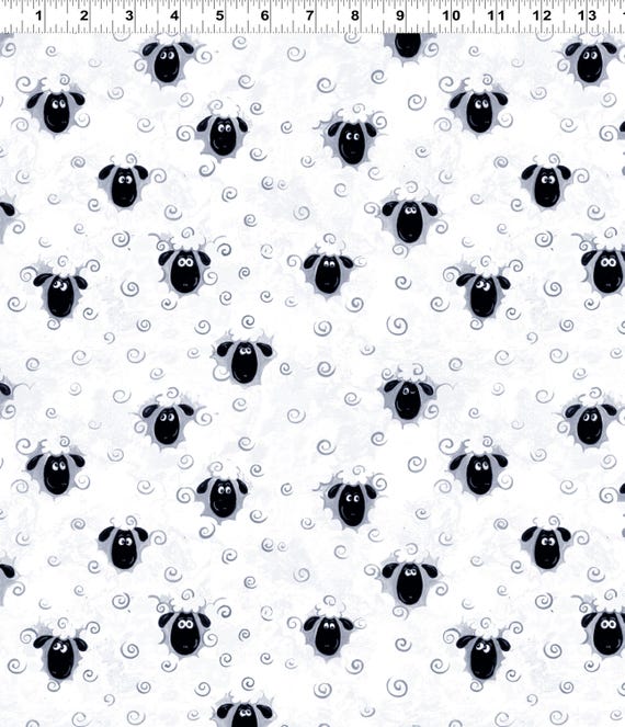 Clothworks SusyBee Heads & Curls SB20051-100