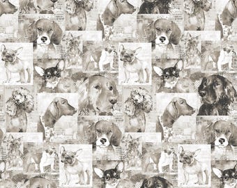 Clothworks Best Friends Digital Collage Collection Y4281-62