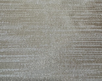 Beige/Gold Textured Upholstery Fabric – Heavyweight Woven Material 228B