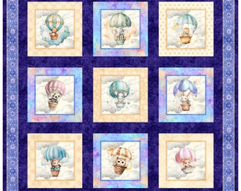 Oh the Places Fabric Collection – Panels 30665-V