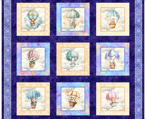 Oh the Places Fabric Collection – Panels 30665-V