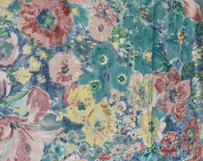 Vintage Mill Creek Fabrics “Mardis Gras Collection” Floral 235B