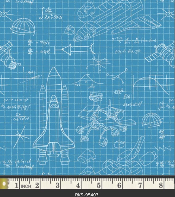 Art Gallery Fabric - Rocket Science RKS-95403