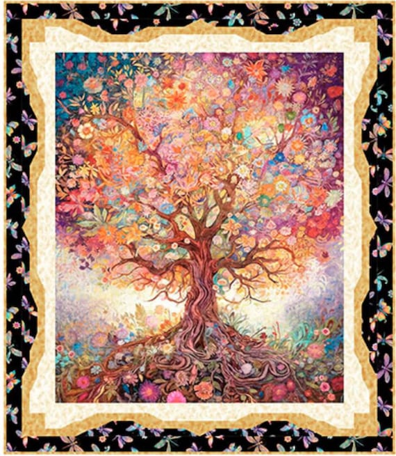 Spring Portrait Quilt Pattern – PT2160 by Pine Tree Country Quilts for QT Fabrics