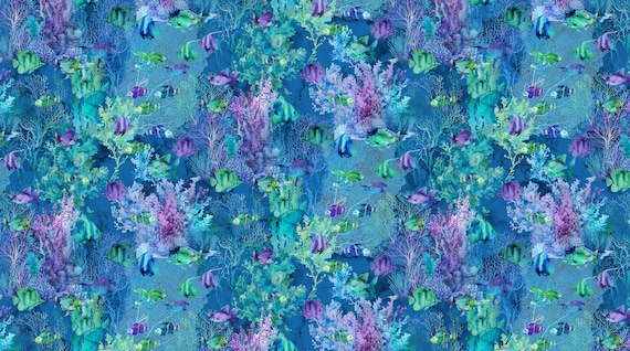 Northcott DP28879-48 Coral Reef Fabric
