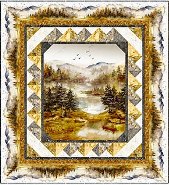 Misty Morning Quilt Kit — Throw/Twin Size