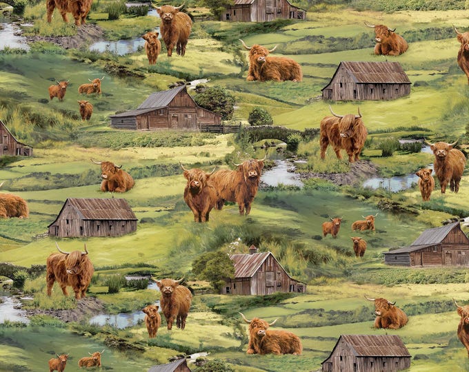 Northcott Fabrics – Highland Home DP28689-76