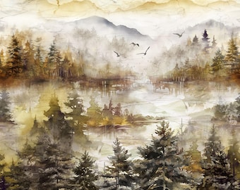 Northcott Misty Morning Fabric B28646-54