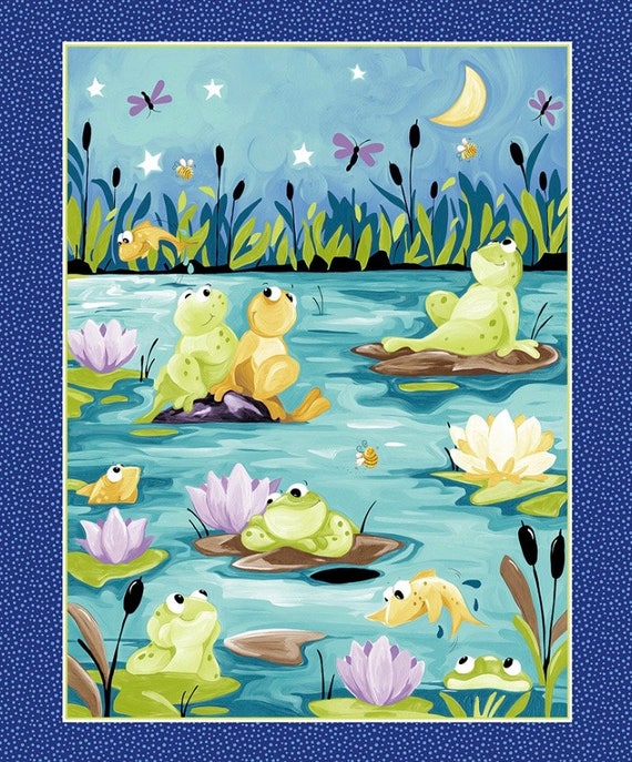 Susybee Fabric Paul's Pond 36" Quilt Panel SB20405-780