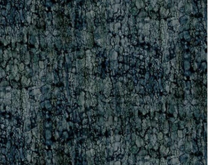 Northcott Lone Wolf Bark Texture DP27188-49 Navy
