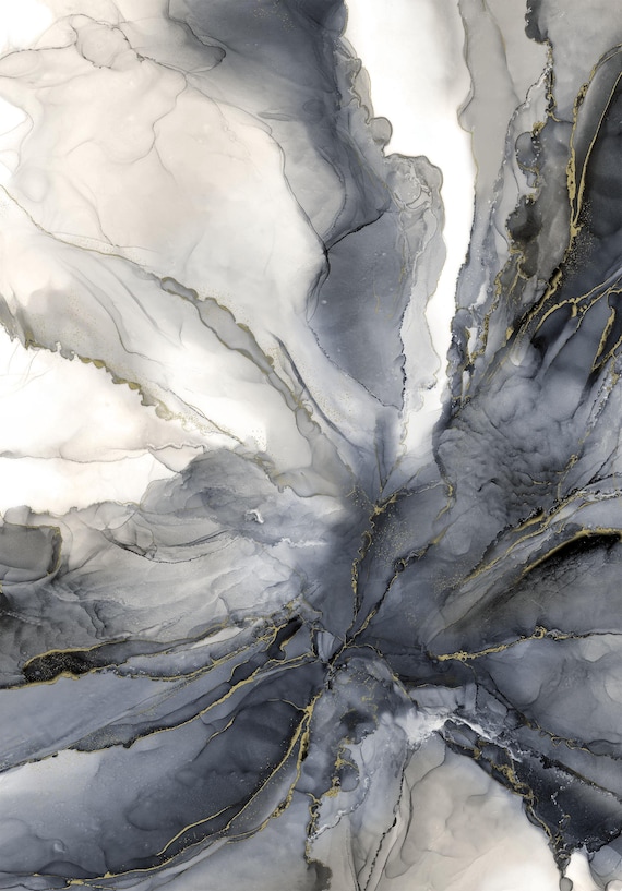 Northcott Fabric – Midas Touch Collection Panel Black/Grey DM26924-99