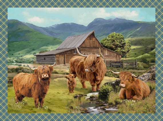 Northcott Fabrics – Highland Home Panel DP28688-76