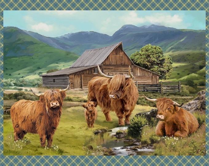 Northcott Fabrics – Highland Home Panel DP28688-76