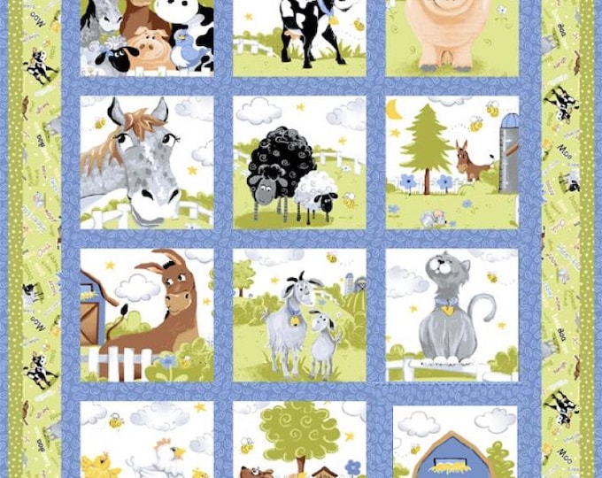 Storybook Quilt – Barnyard Blues by Susybee