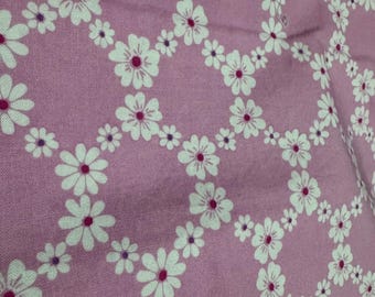Michael Miller “Jemma” Pink Daisy Lattice – 100% Cotton Quilting Fabric 342