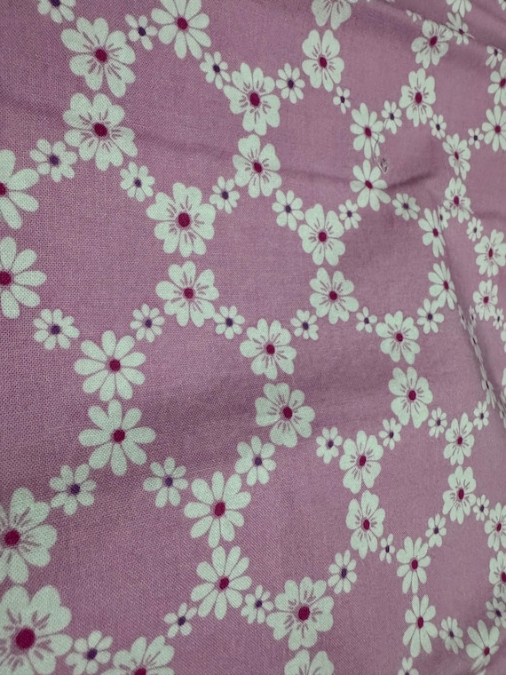 Michael Miller “Jemma” Pink Daisy Lattice – 100% Cotton Quilting Fabric 342