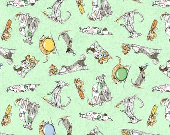 A Day in the Park Large Dog by Clothwork Y3877-109 Light Mint
